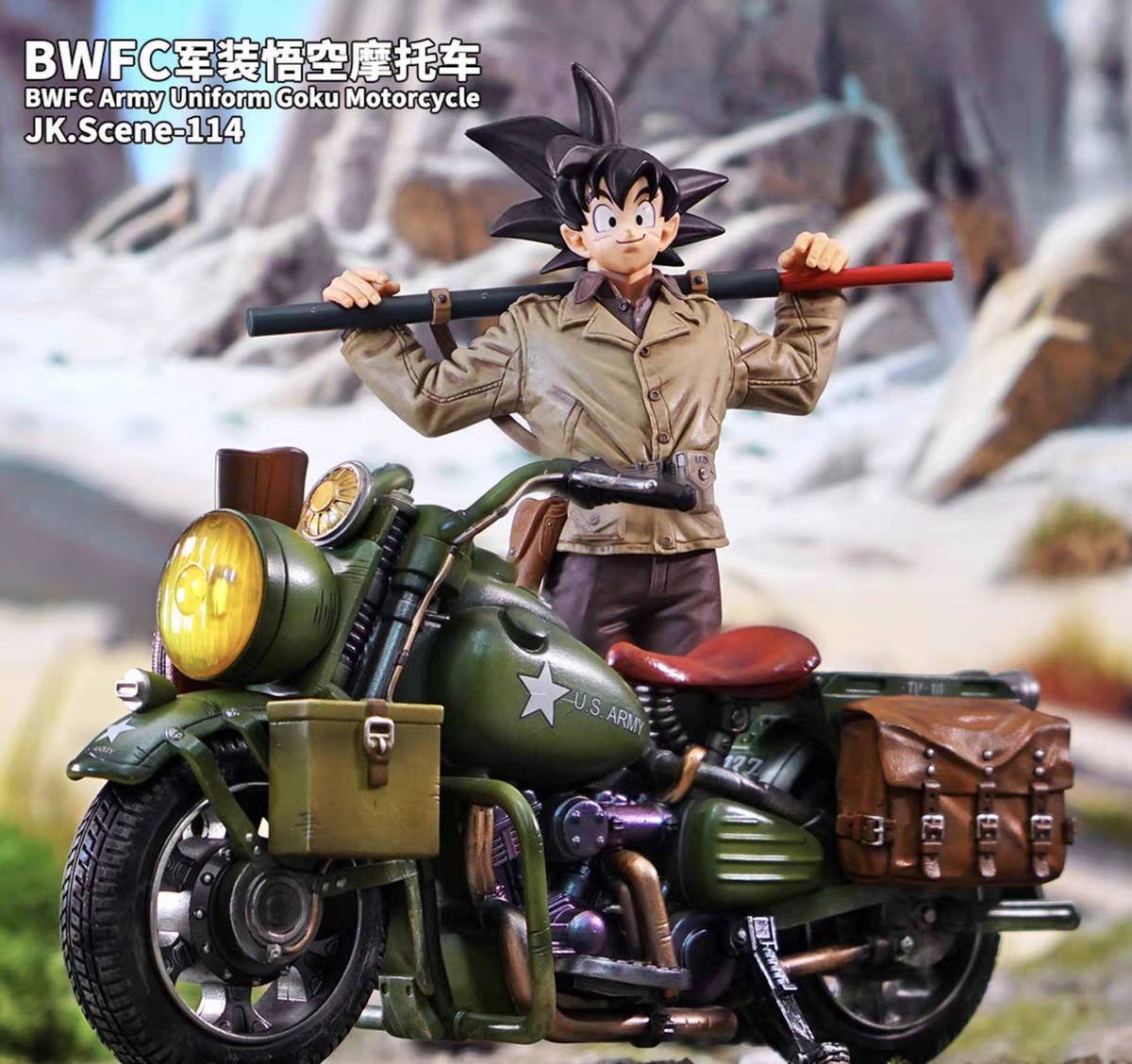 JACKSDO STUDIO - BWCF ARMY GOKU MOTORCYCLE