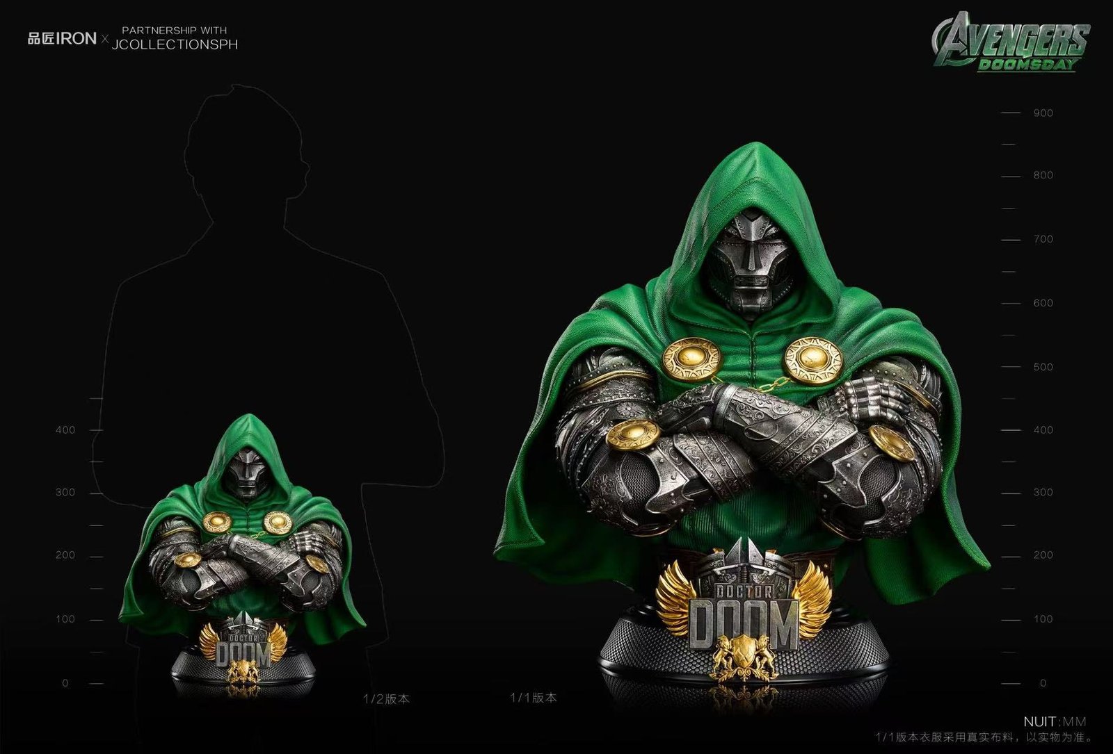 IRON STUDIO - DR. DOOM BUST