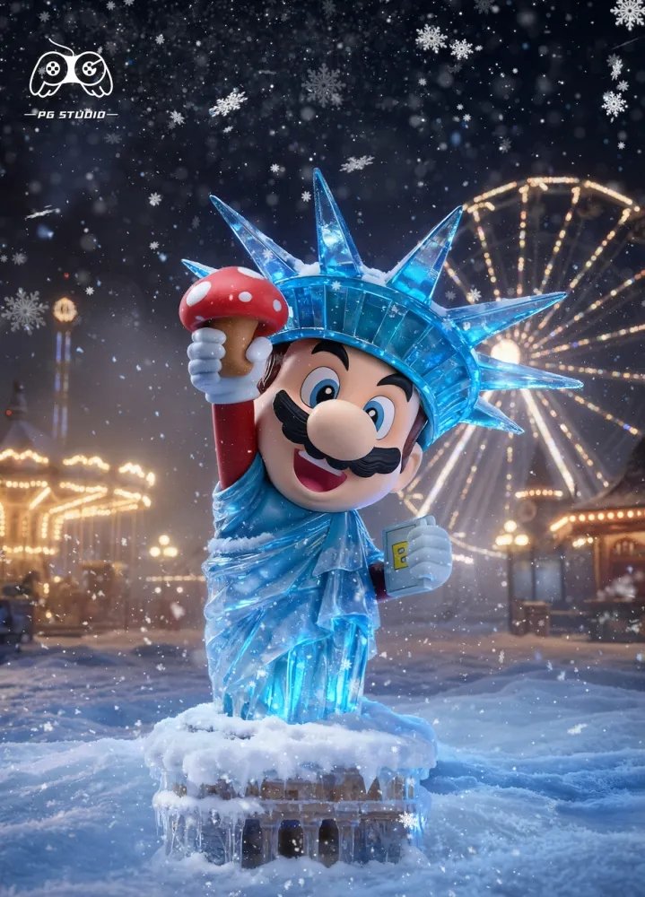 PG STUDIO - SUPER MARIO - MARIO cos STATUE OF LIBERTY