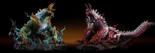 SWORD & WING STUDIO - MONSTER HUNTER - ZINOGRE & STYGIAN ZINOGRE