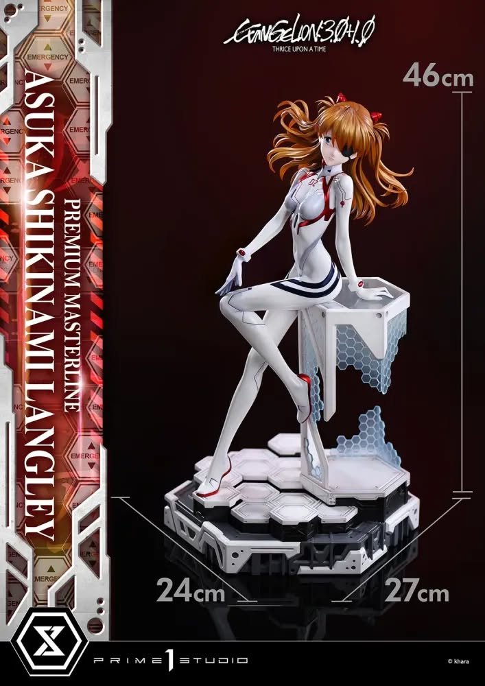 PRIME 1 STUDIO - EVANGELION 3.0+1.0 - THRICE UPON A TIME - 1/4 ASUKA SHIKINAMI LANGLEY (LICENSED)