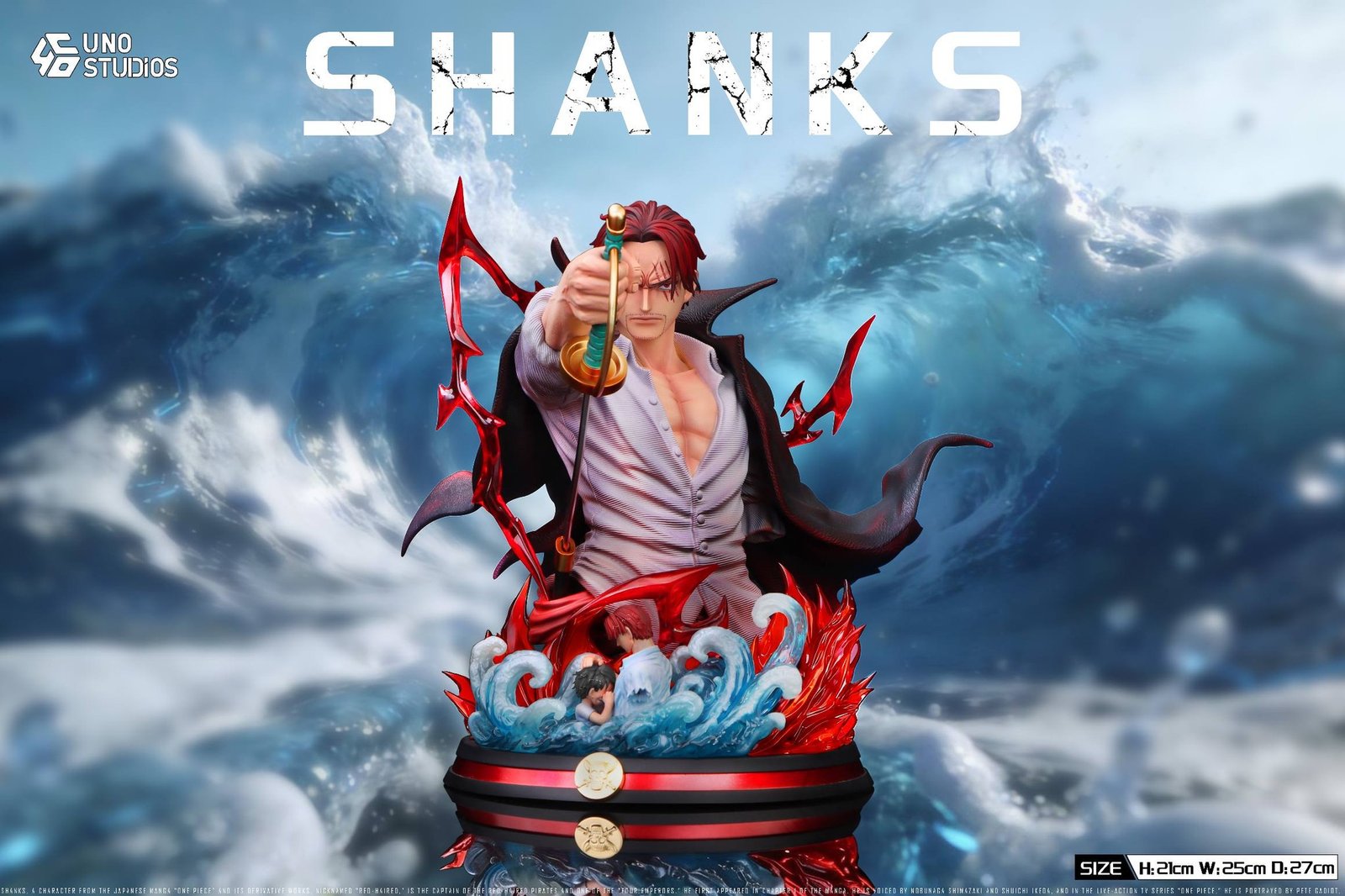 UNO STUDIO - ONE PIECE - 1/4 SHANKS BUST