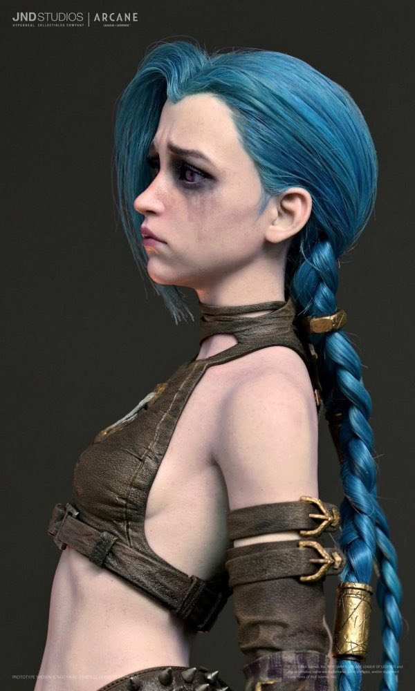 JND STUDIO - LEAGUE OF LEGENDS ARCANE - 1/3 JINX (LICENSED)